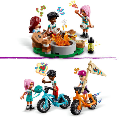 LEGO Friends 42624 Koselige hytter på ferieleir
