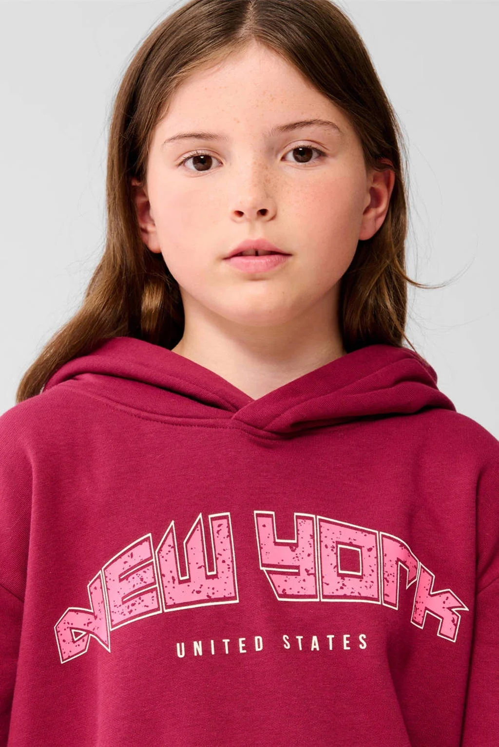 Shoeby hoodie donkerrood