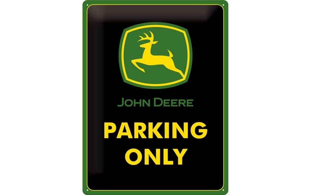 Metallschild »Nostalgic Art John Deere Parking 30 x 40 cm, Metall«