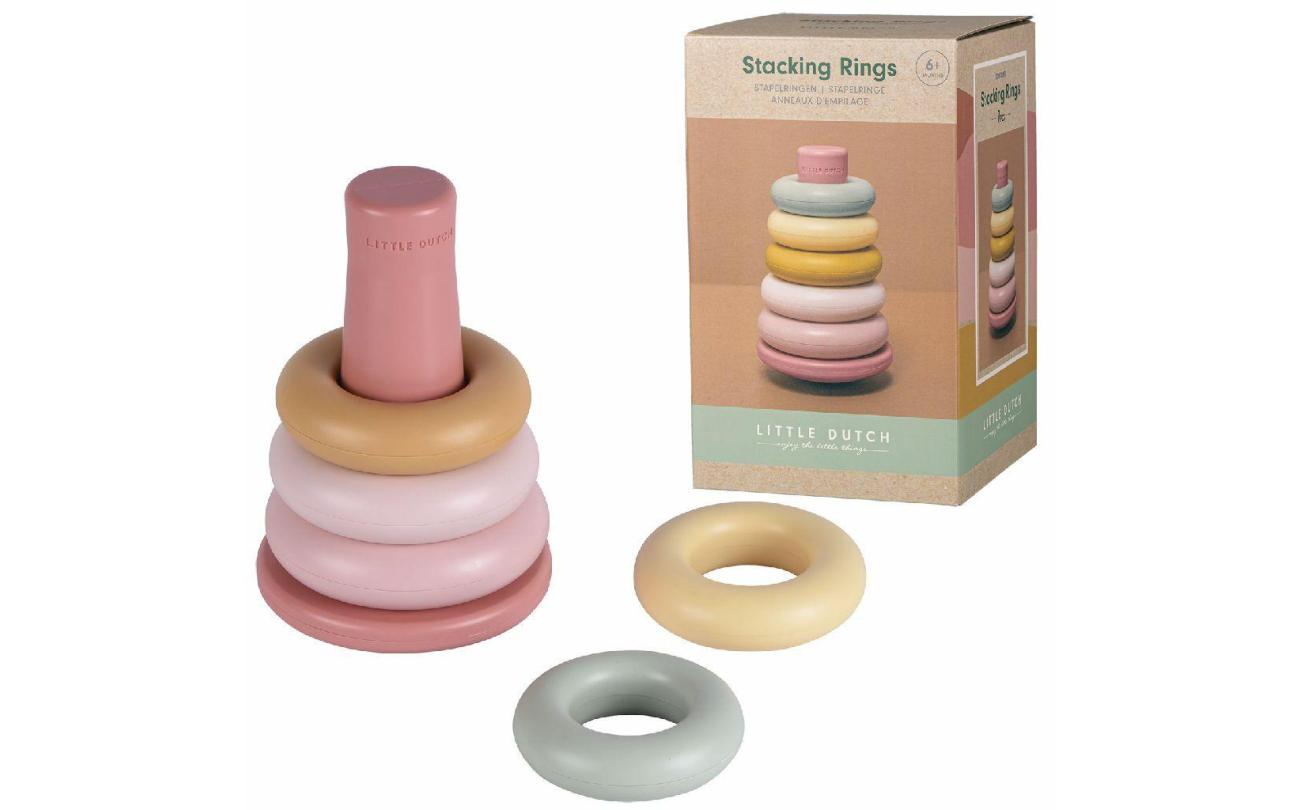 Little Dutch Stapelringen roze