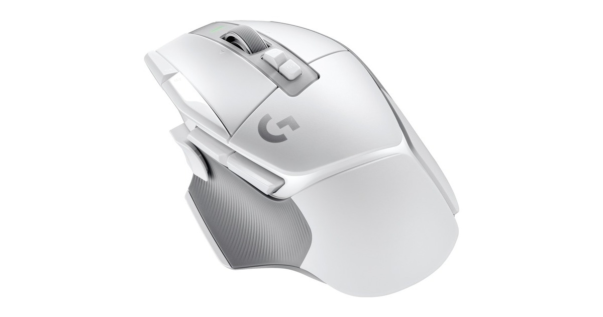 LogitechG502 X LIGHTSPEED Wireless Gaming Mouse  (Wit, 100-25.600 dpi)