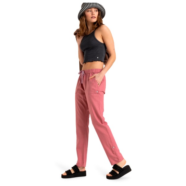 Roxy - Women's On The Seashore Linen Cargo Trousers - Pantalon de loisirs