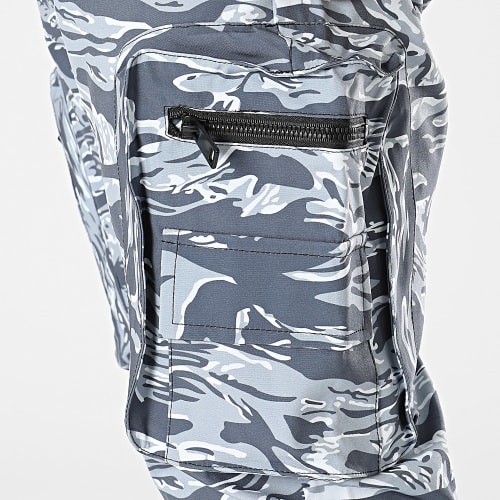 Pantalon Cargo Gris Camouflage