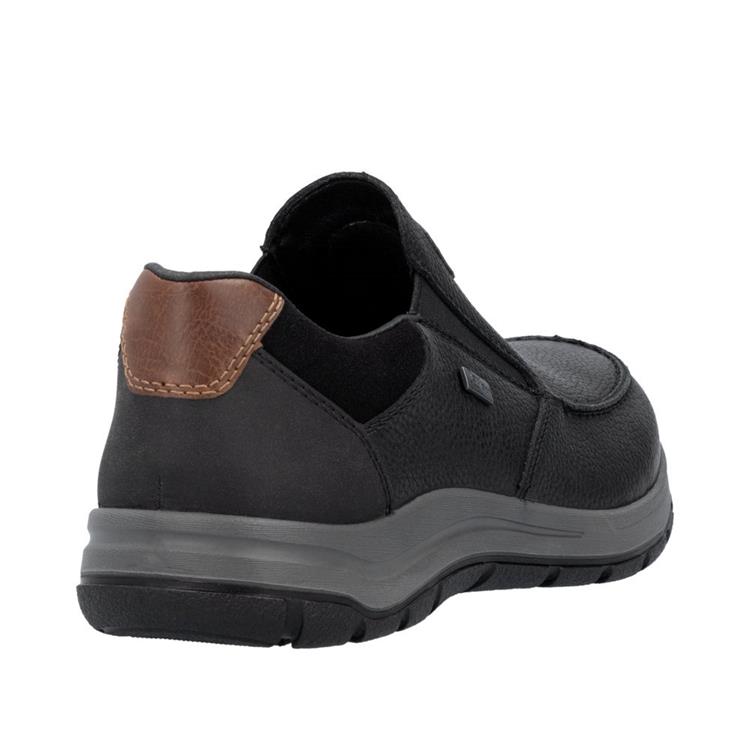 Rieker 03651 schwarz/schwarz/schwarz/toffee