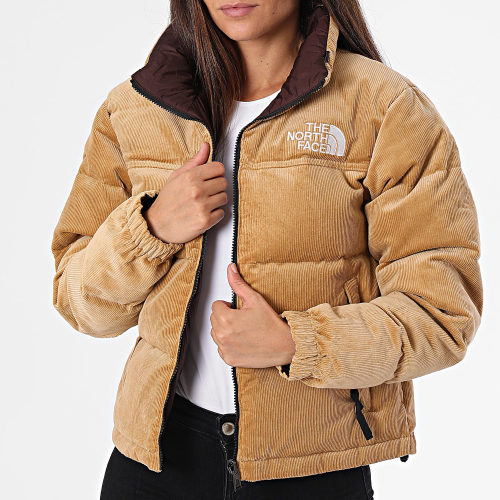 Doudoune Femme 92 Reversible Nuptse A831J Camel Marron