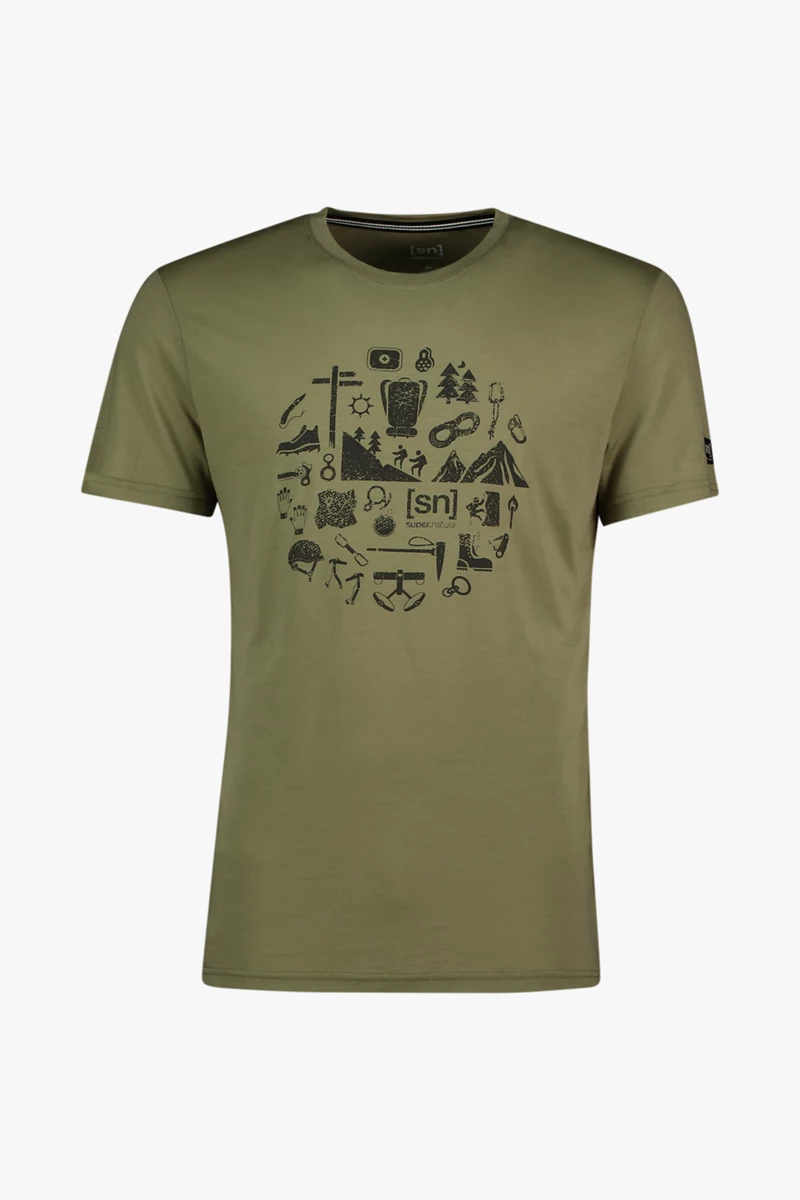 super.natural Well Equipped Merino Herren T-Shirt