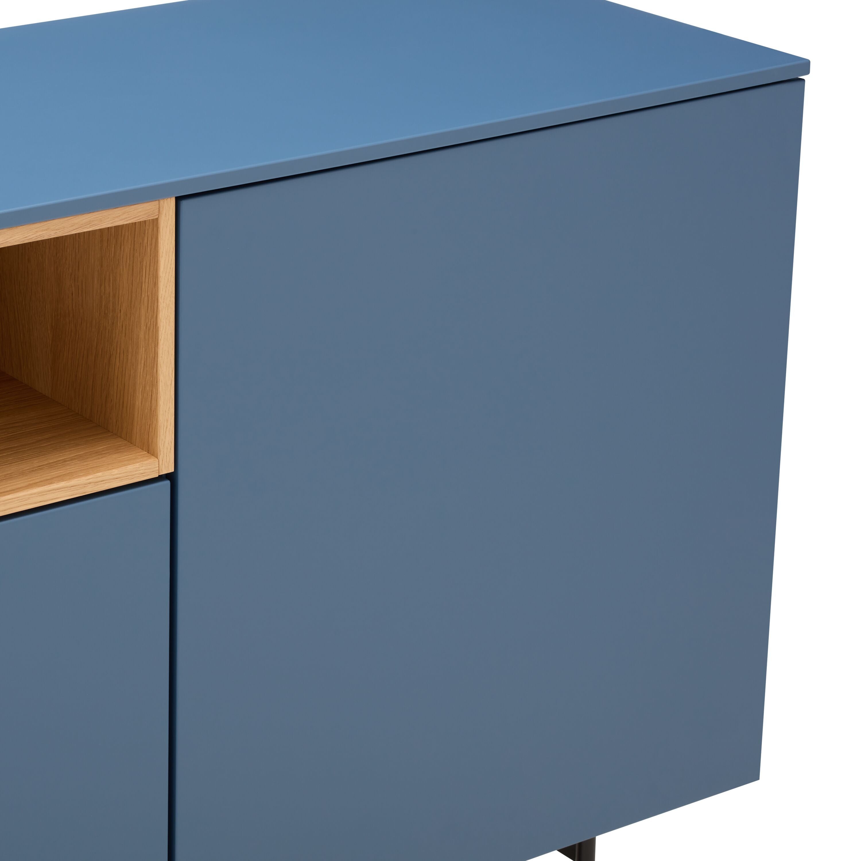 TILL Sideboard - Blau / B: 168.0 cm x T: 41.0 cm x H: 88.8 cm