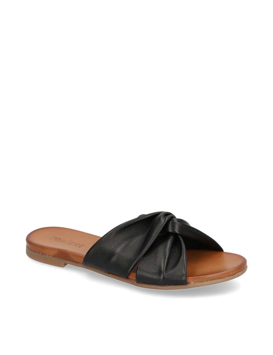 Glattleder Pantoffel