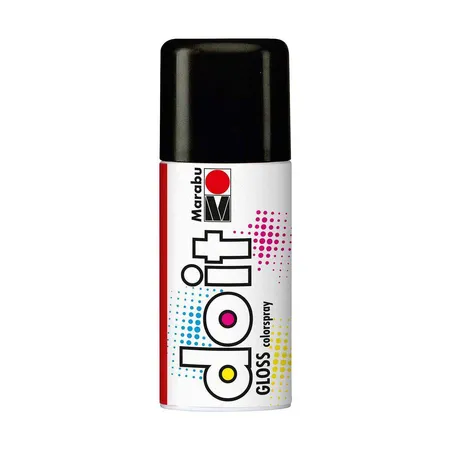 Marabu do it Colorspray Gloss, glanz - schwarz, 150 ml