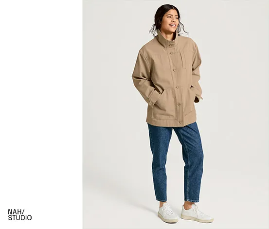 NAH/STUDIO Parka | recycelte Baumwolle