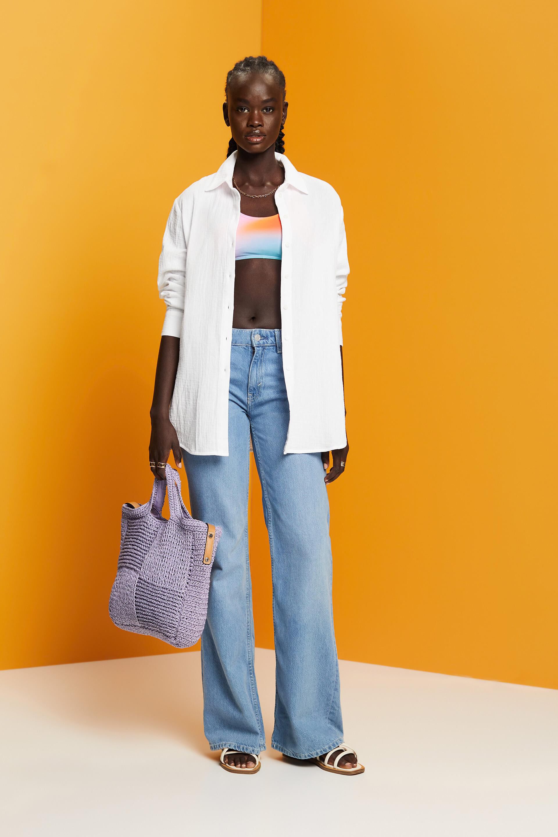 Chemise en seersucker de coton