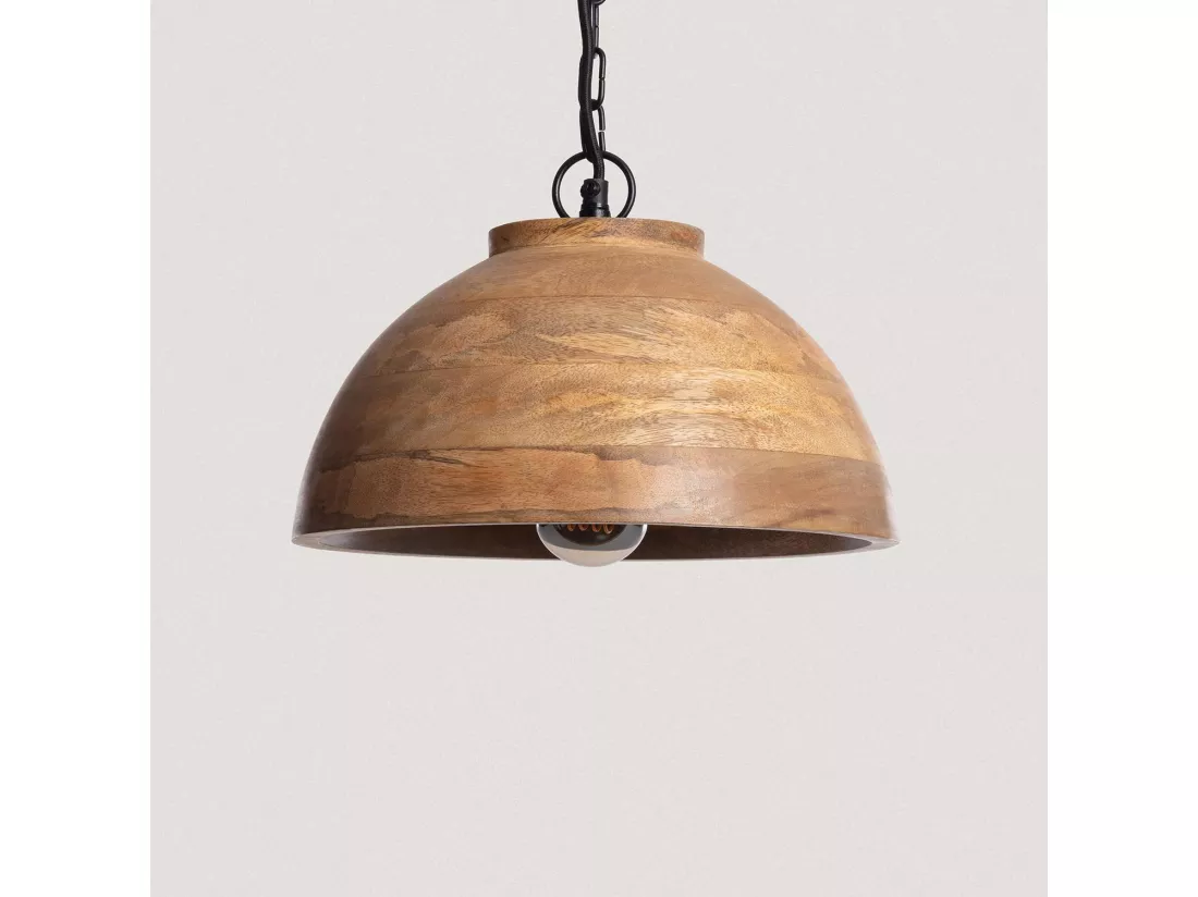Suspension Bois Naisha S ILUZZIA Naturel