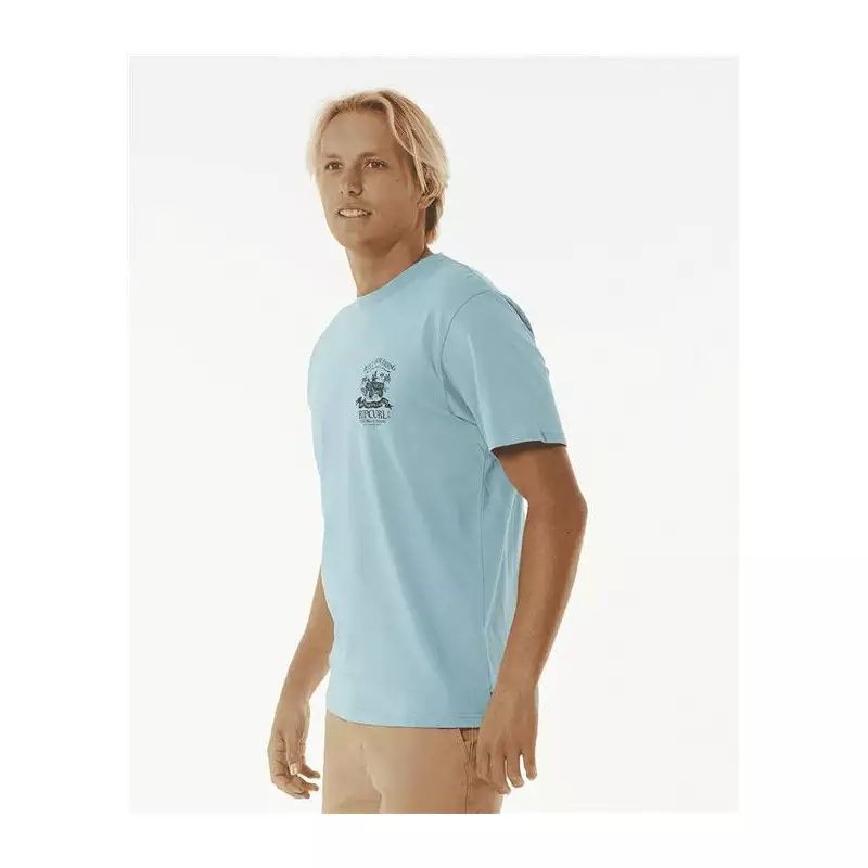 Teeshirt RIPCURL Search Trip Tee Dusty Blue