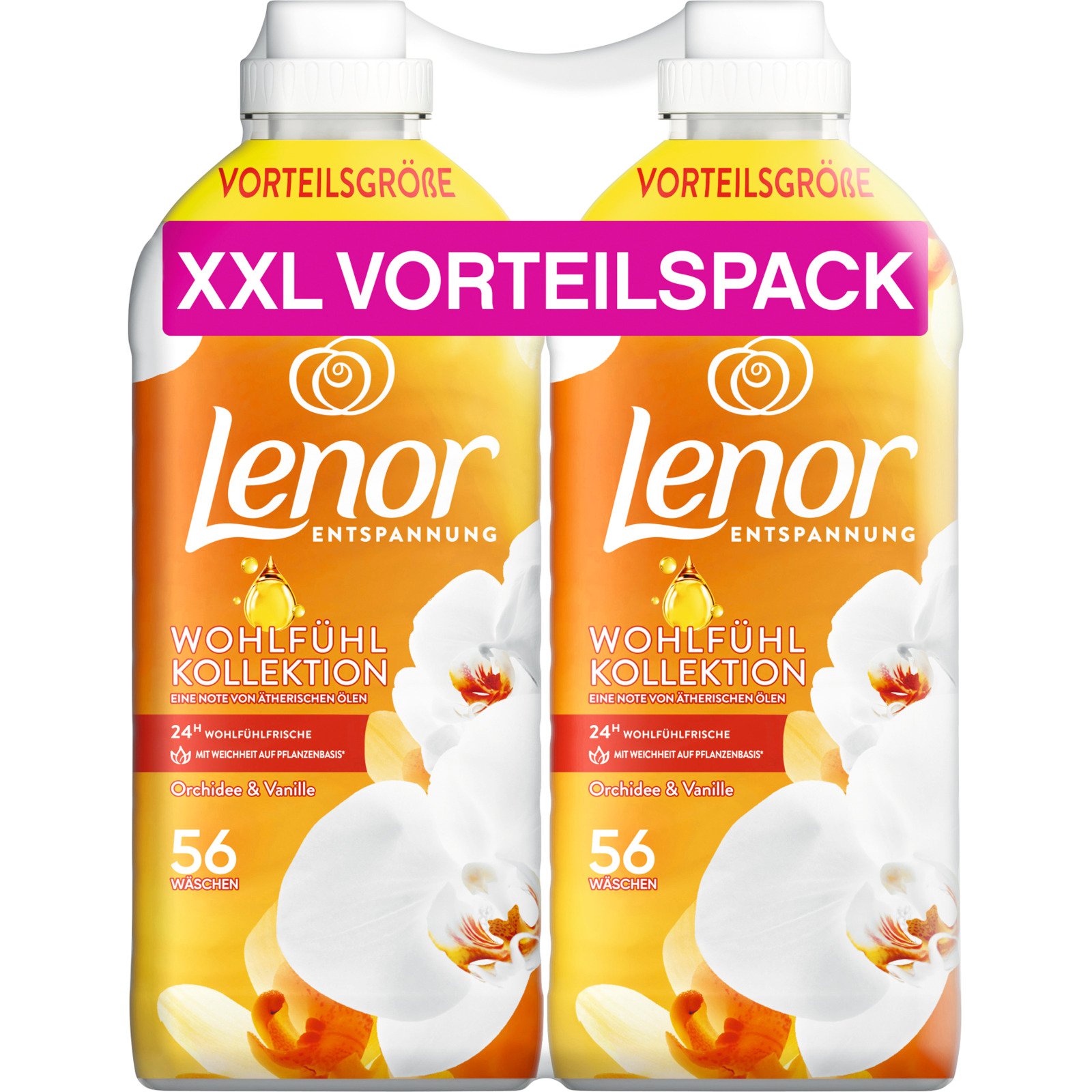 Lenor Weichspüler Orchidee & Vanille 2 x 56 Waschgänge