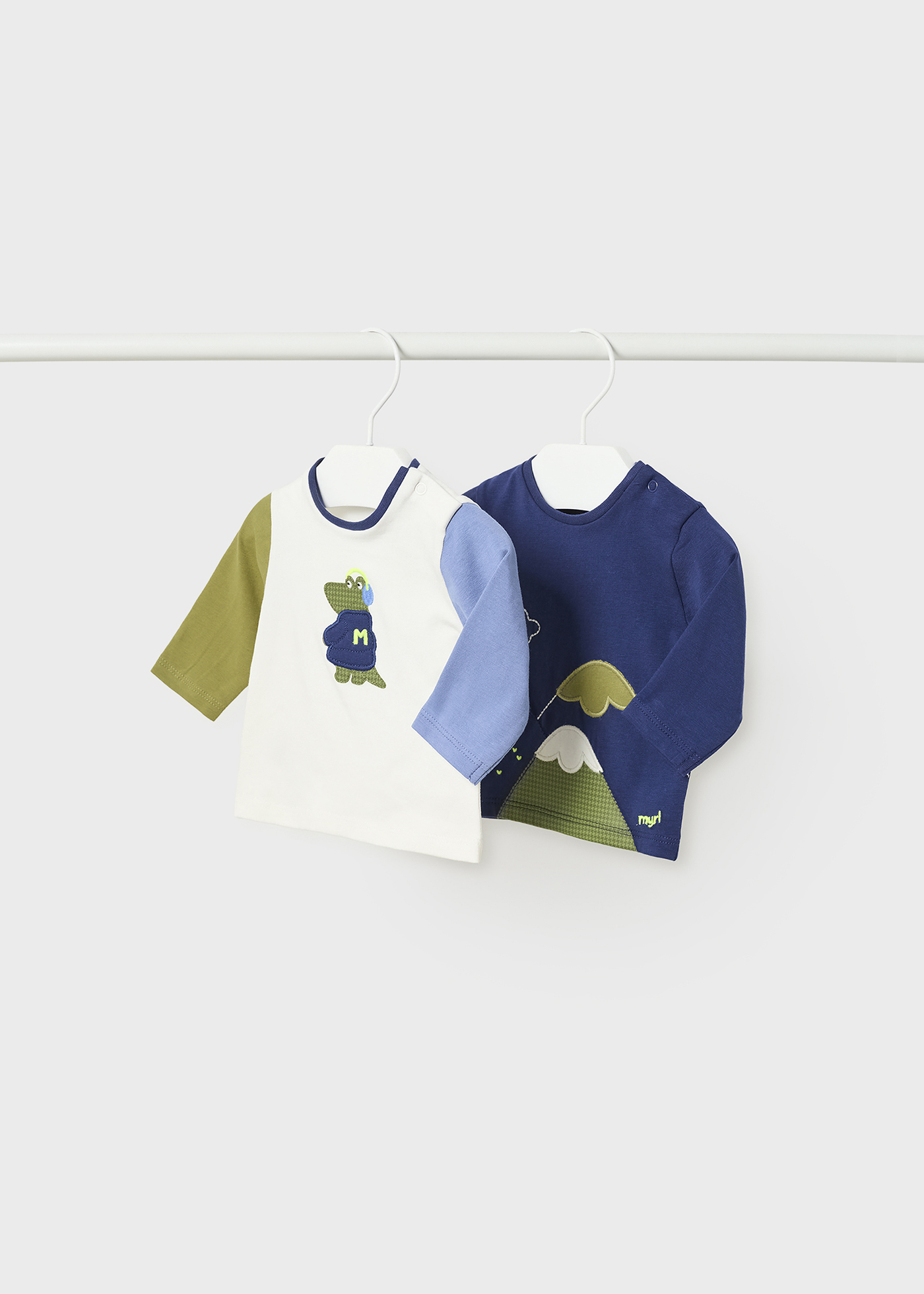 Conjunto de 2 camisetas Better Cotton para recém-nascidos