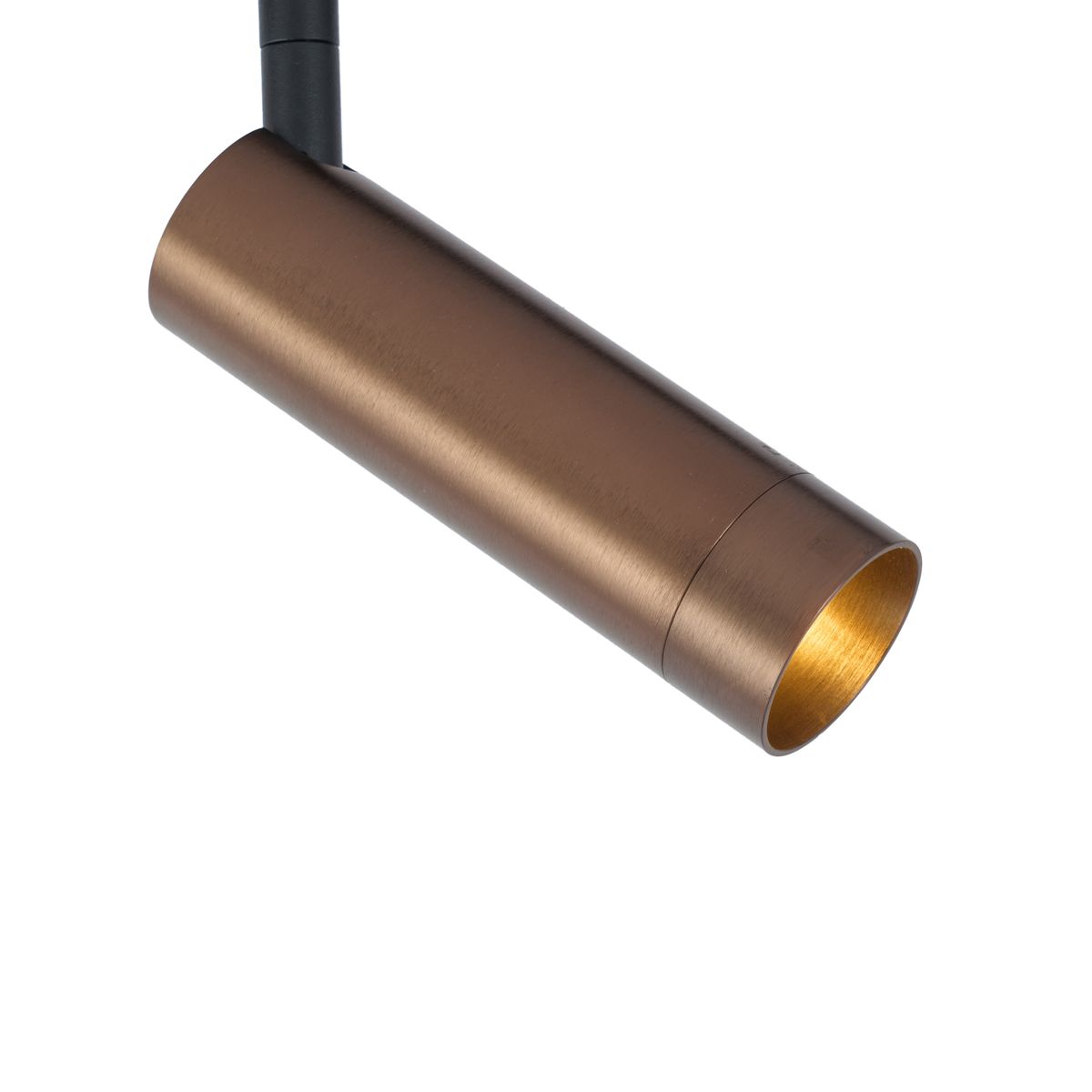 Moderne spot donker brons voor railsysteem 1-fase GU10 35mm - Slimline Uzzy