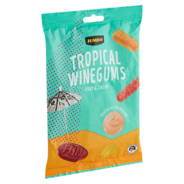Jumbo Tropical Winegums Zoet & Zacht 250 g