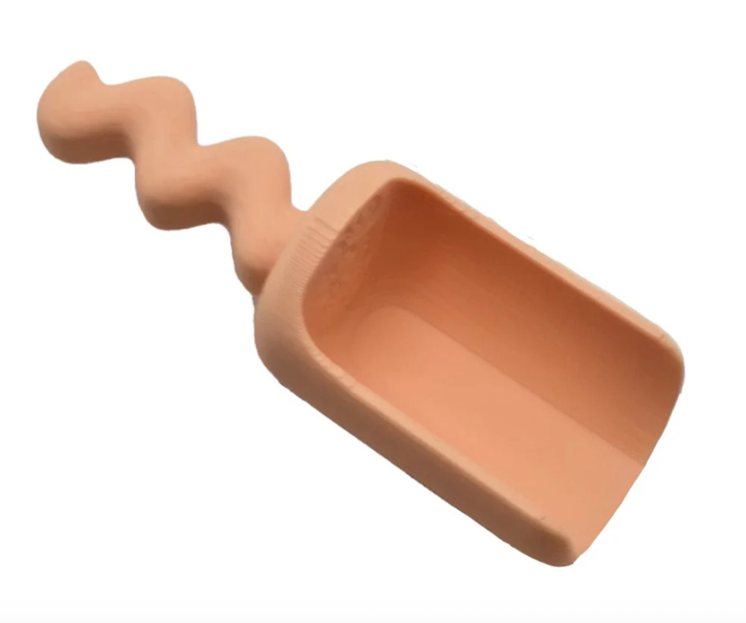 Grennn Grennn Speelschepje 'Wave' pastel oranje