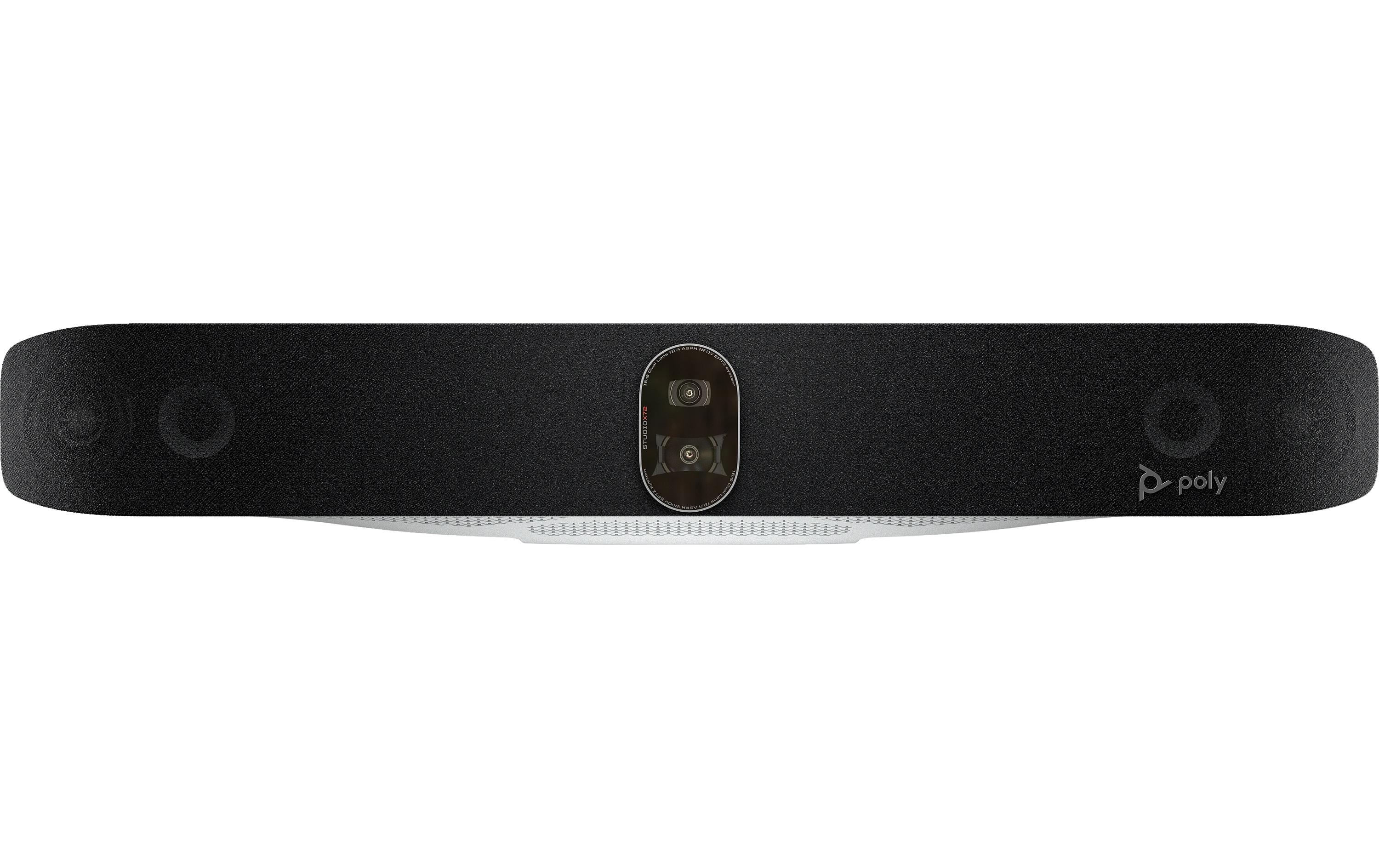 Poly Studio X72 AiO Videoleiste 4K/UHD 30 fps<br>All-in-One-Videobar für mittelgrosse Meetingräume
