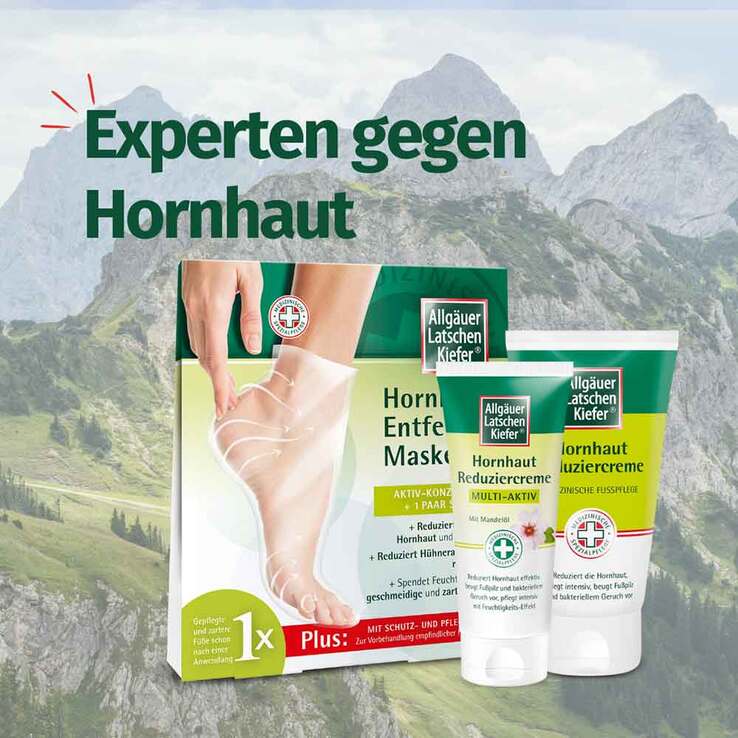 Allgäuer Latschenkiefer Hornhaut Entferner Maske plus, 1 P