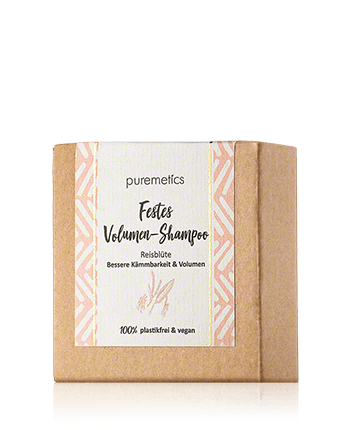 puremetics Stevige Shampoo Volumen-Shampoo Reisblüte 60g