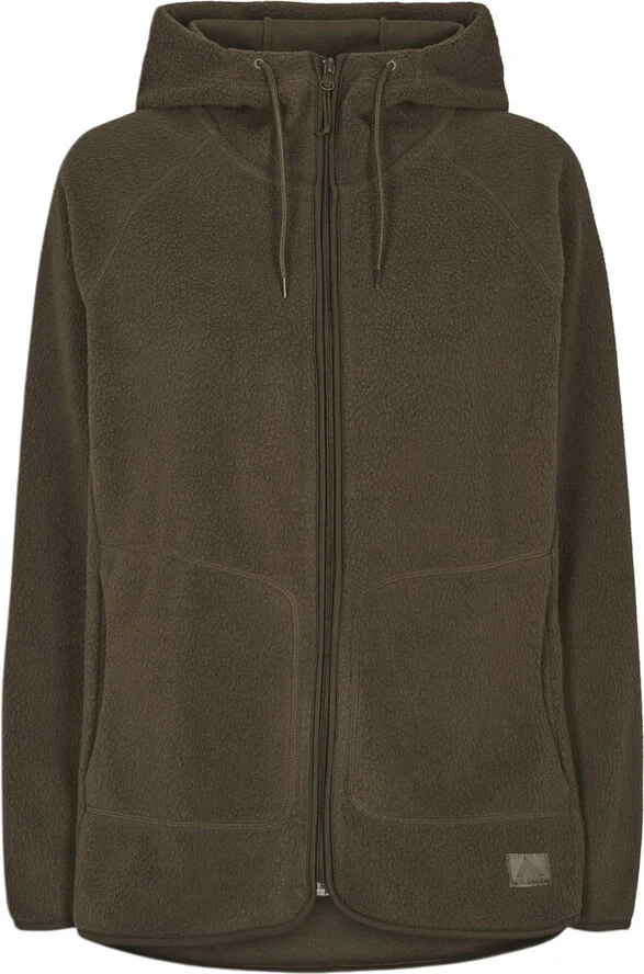 MCKINLEY Jona Long Pile fleecejakke Brun