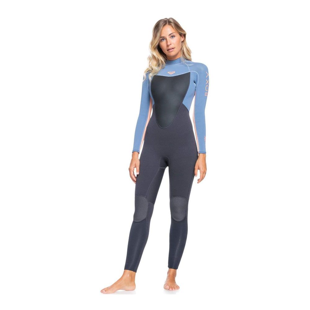Roxy PROLOGUE BZ FLATLOCK - Combinaison intégrale 3/2mm Femme cld blk/pderdgr/glow