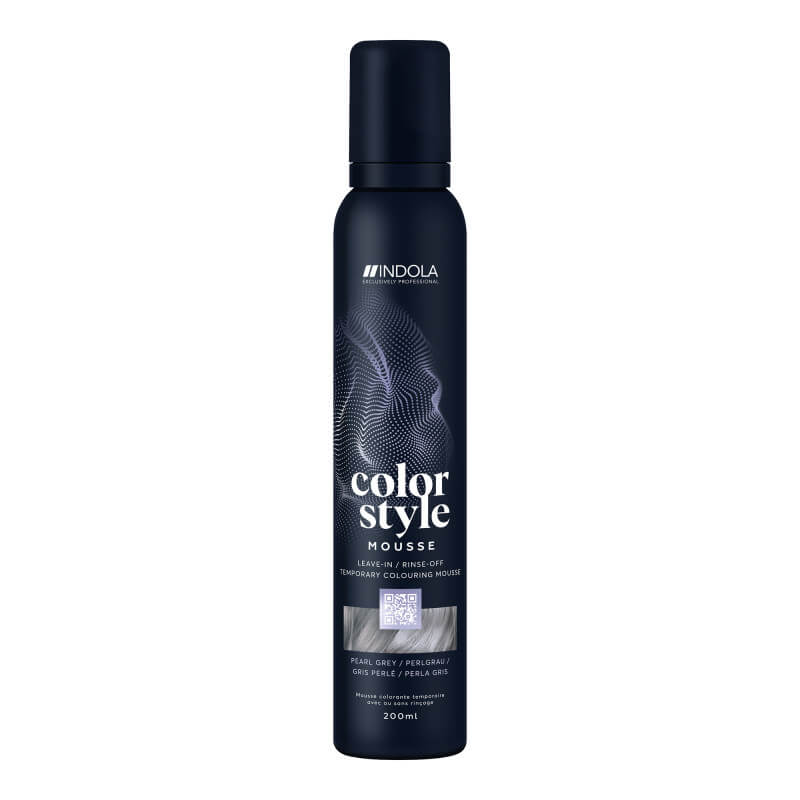 Mousse colorante coiffante gris perlé Indola Vegan 200ML