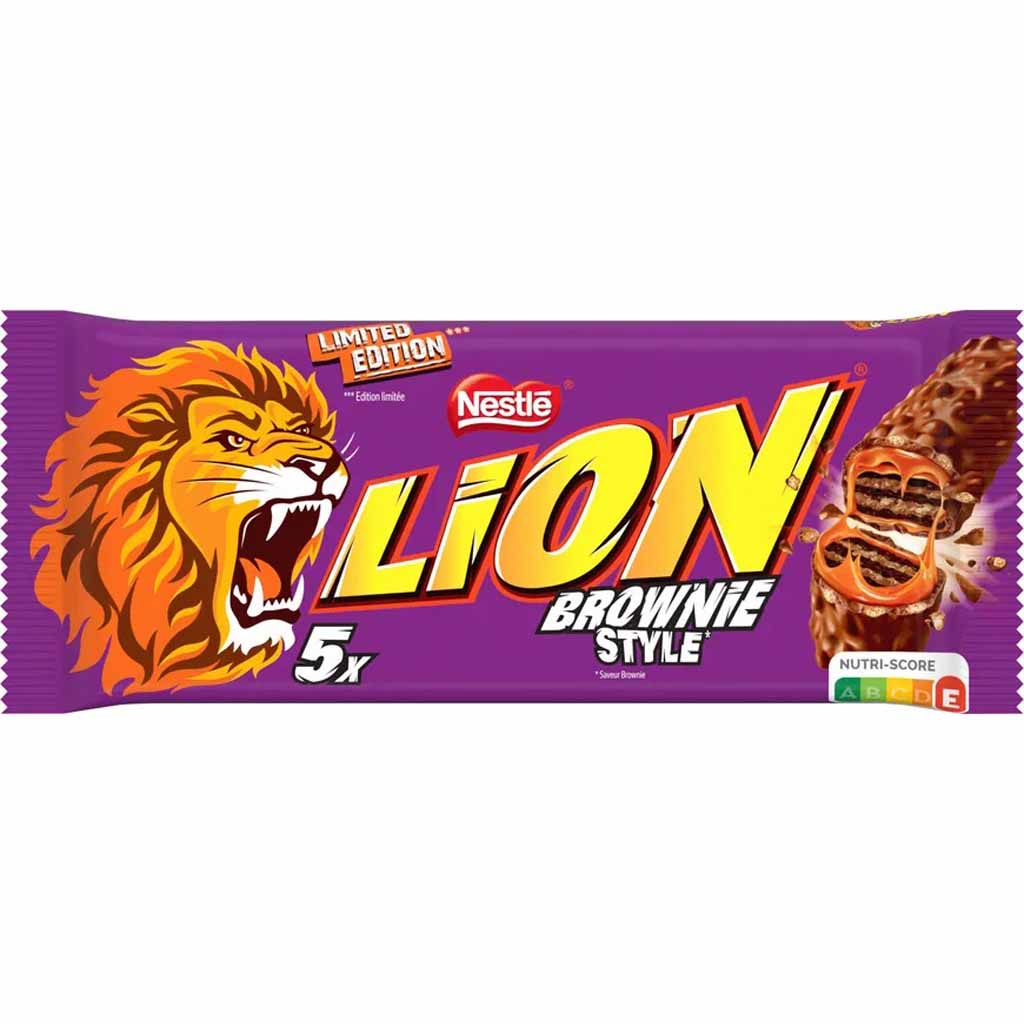 Lion Brownie Style Snack Size 5er 150g MHD:30.7.25