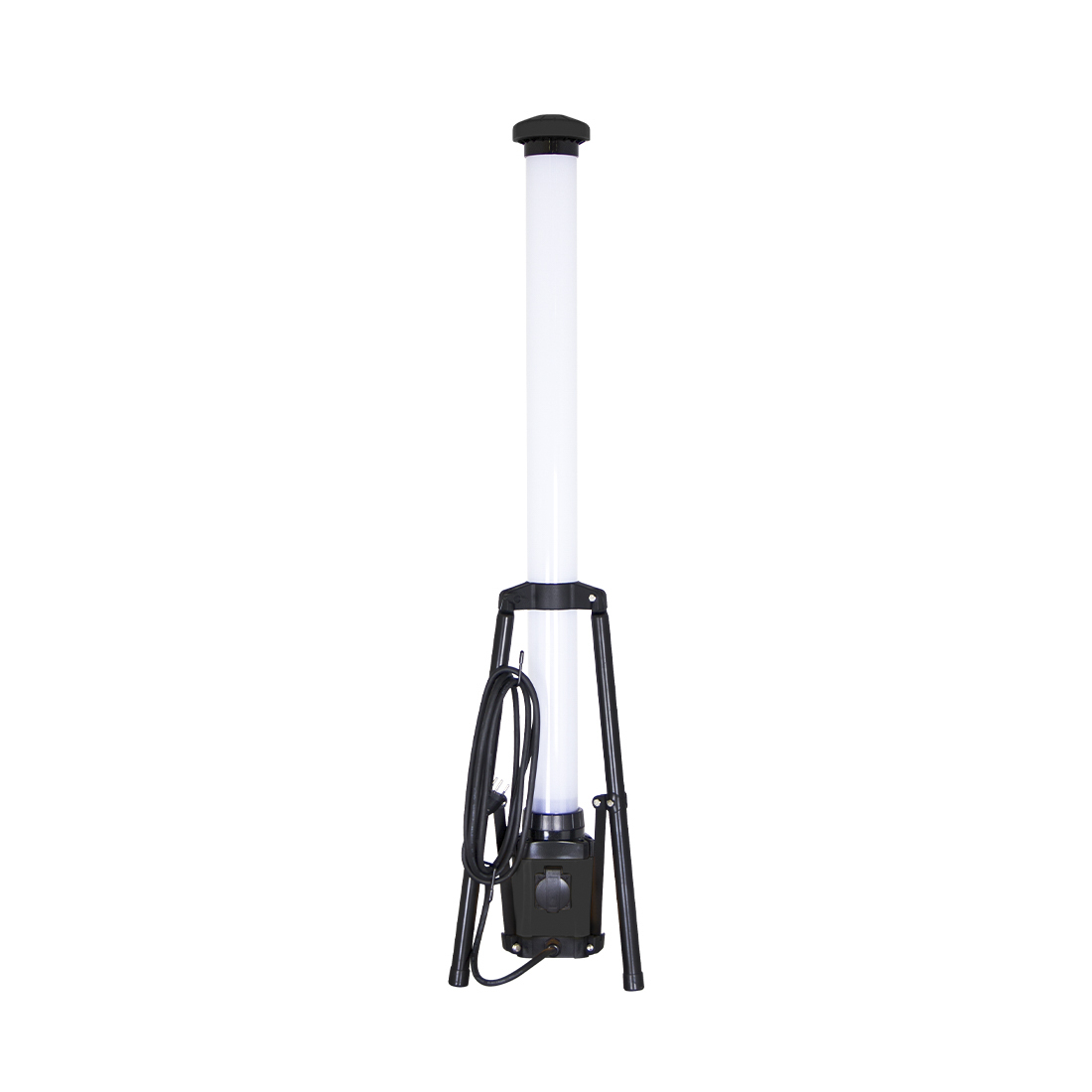 Forsberg LED Flex 360° Bau-Leuchte + eingebaute Steckdose T13