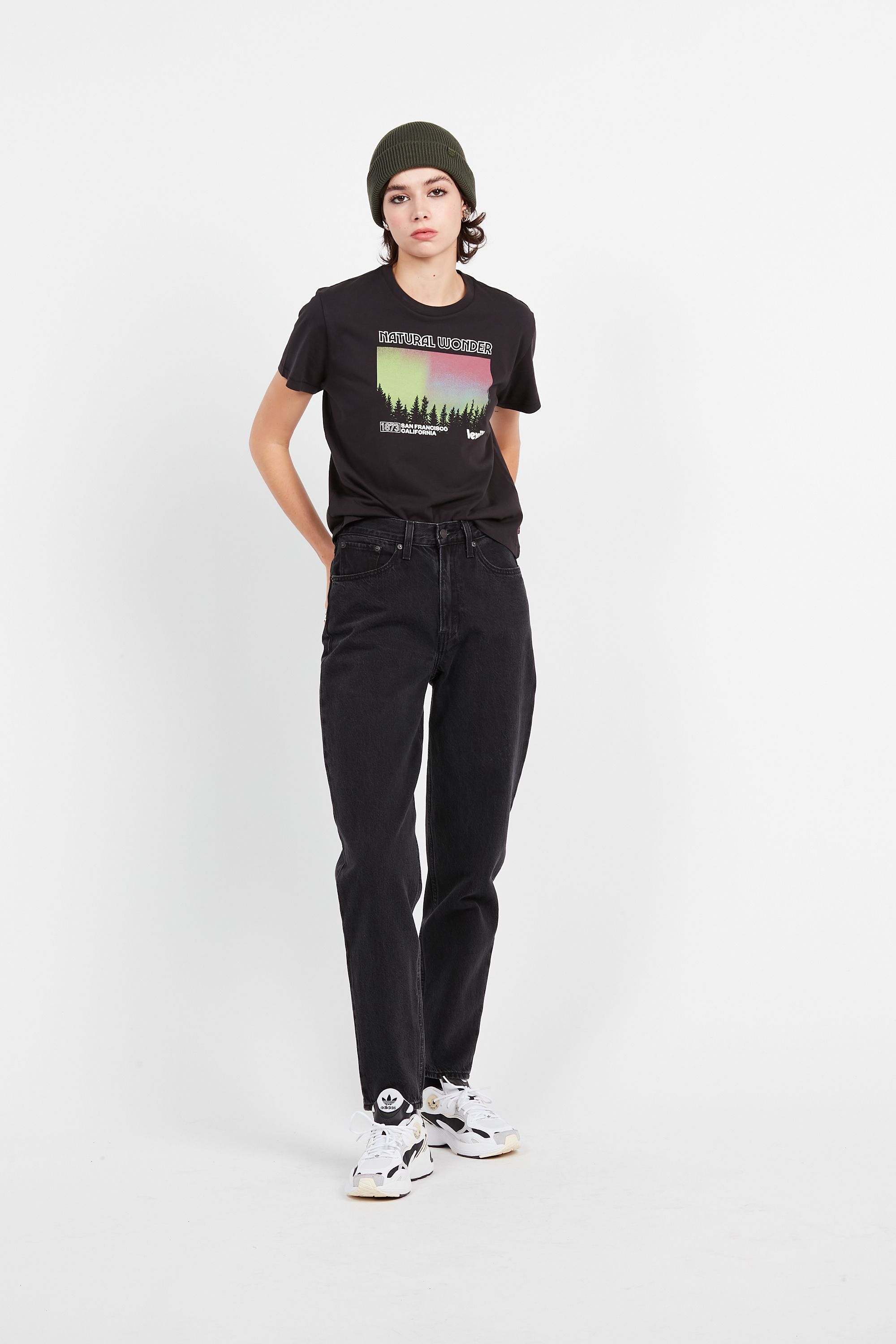 LEVI'S Jean 80's Mom Noir