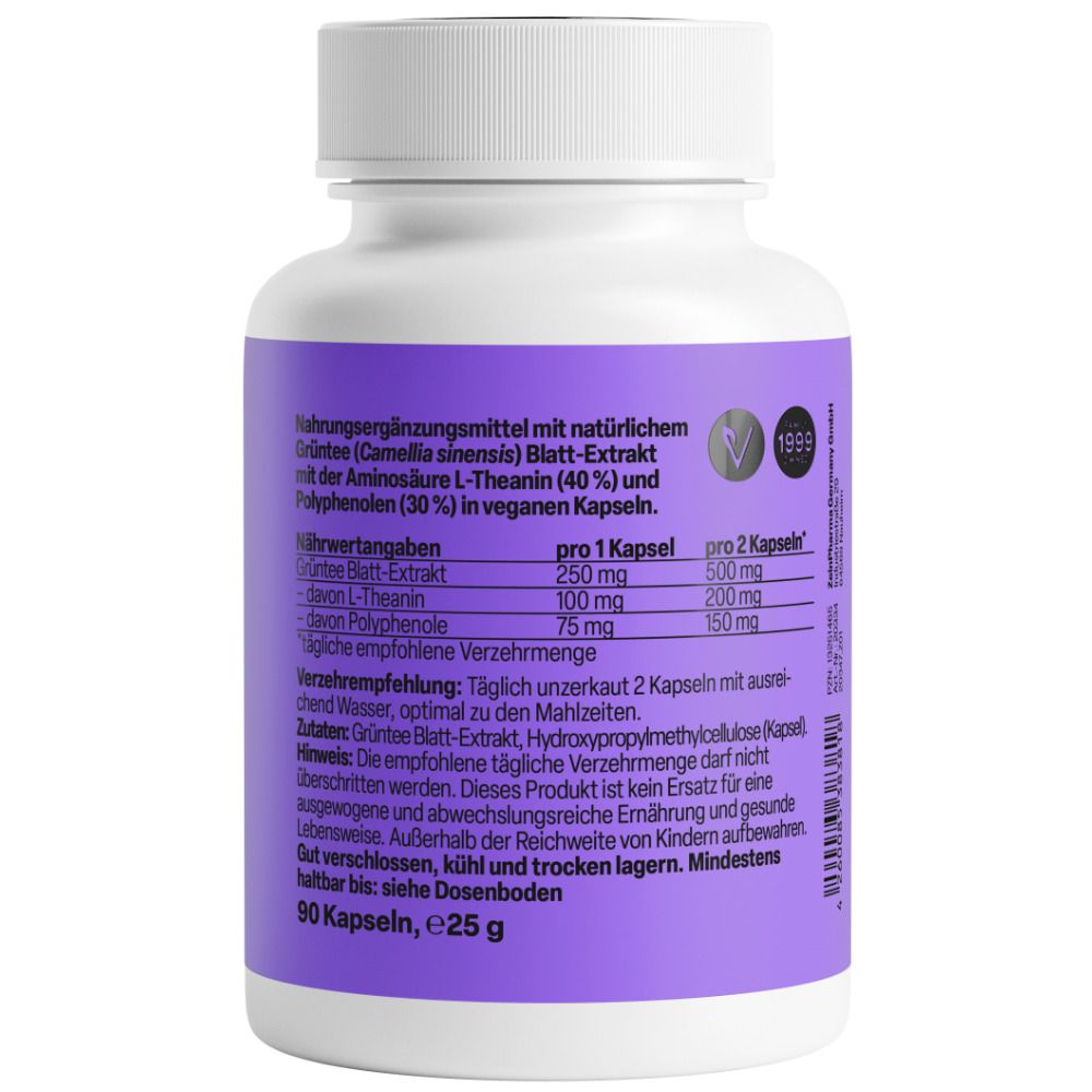 ZeinPharma® L Theanin Kapseln Natural 250 mg
