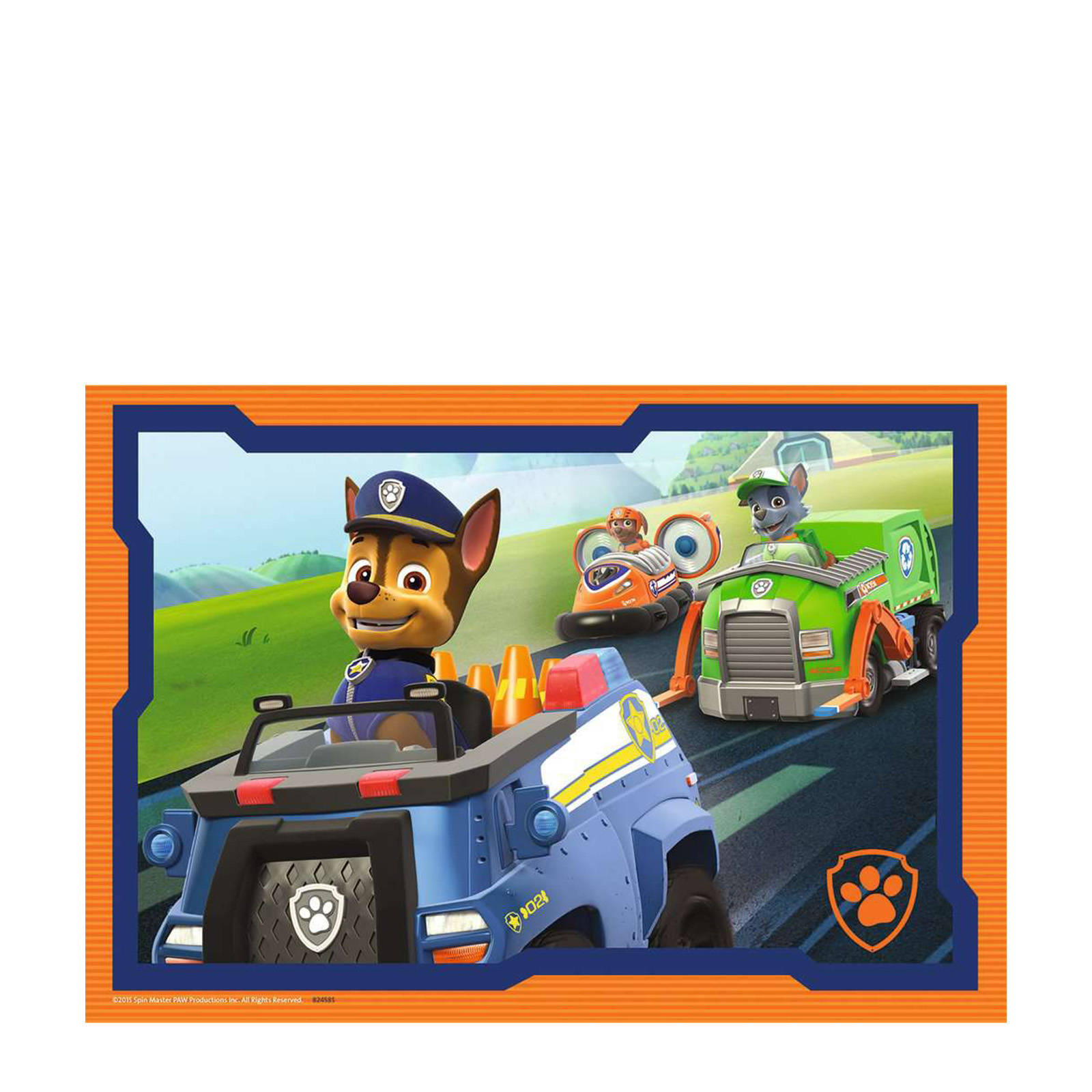 Paw Patrol in actie legpuzzel 12 stukjes