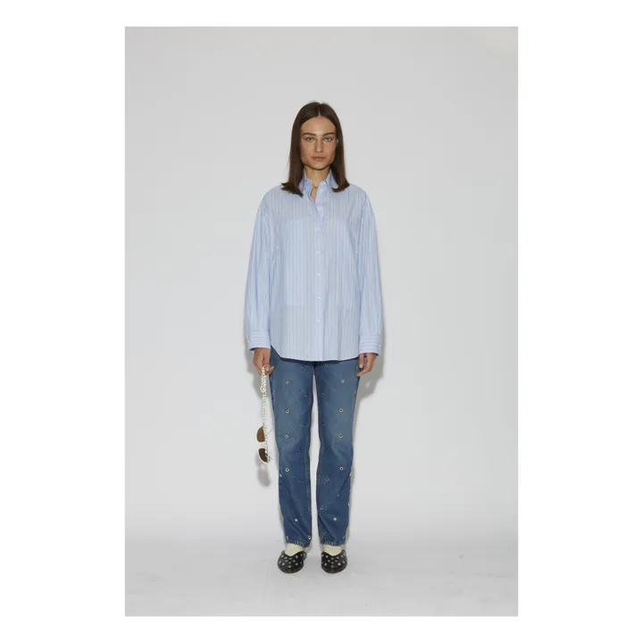Roseanna Chemise Angèle Dylan Rayures | Bleu ciel