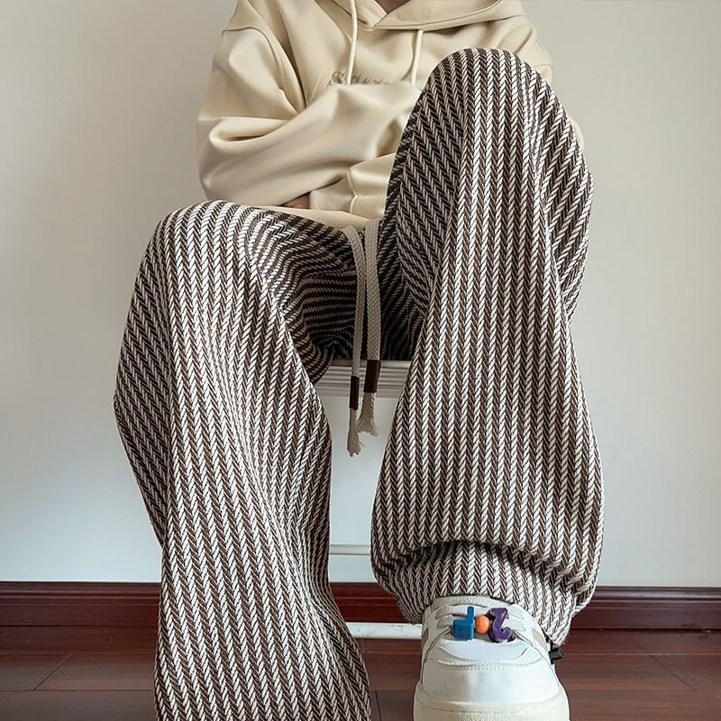 emeisa - Broek met trekkoord en rechte pijpen