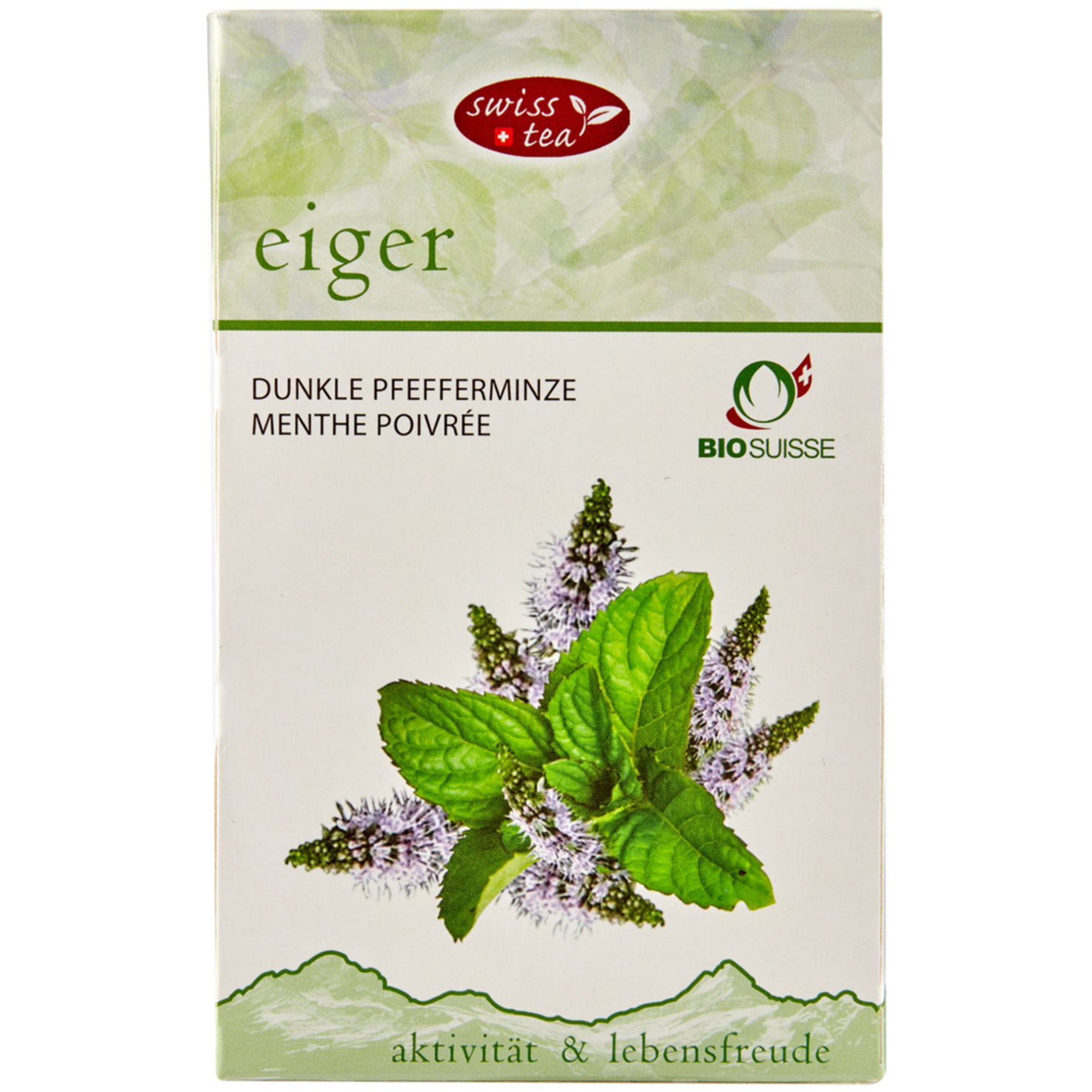 Swisstea Tee Eiger Pfefferminze 20 Beutel