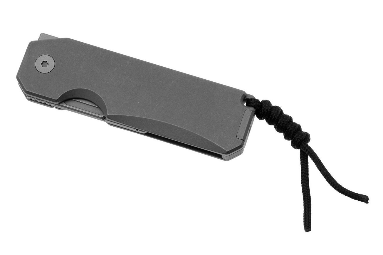 Big Idea Design Ti Utility Knife TI-UK Stonewashed Titanium, Stainless Steel, utility zakmes