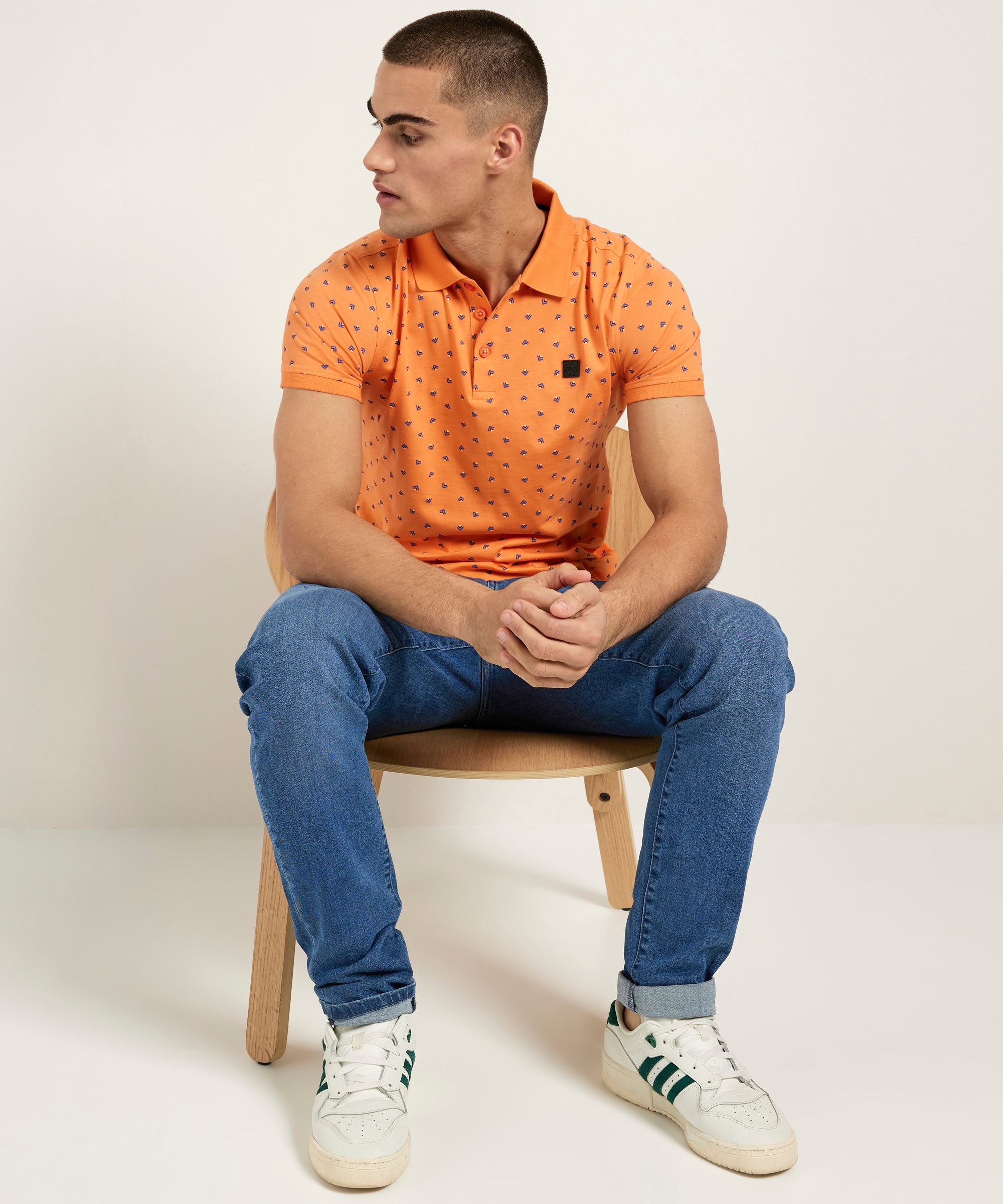 polo met pijlprint
