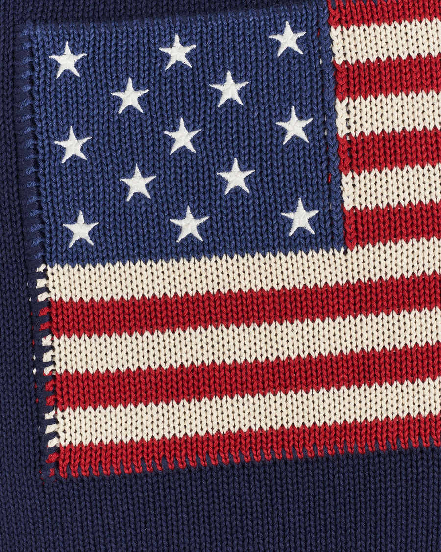 Ralph Lauren Home RL Flag 50x50 cm Throw Pillow Navy