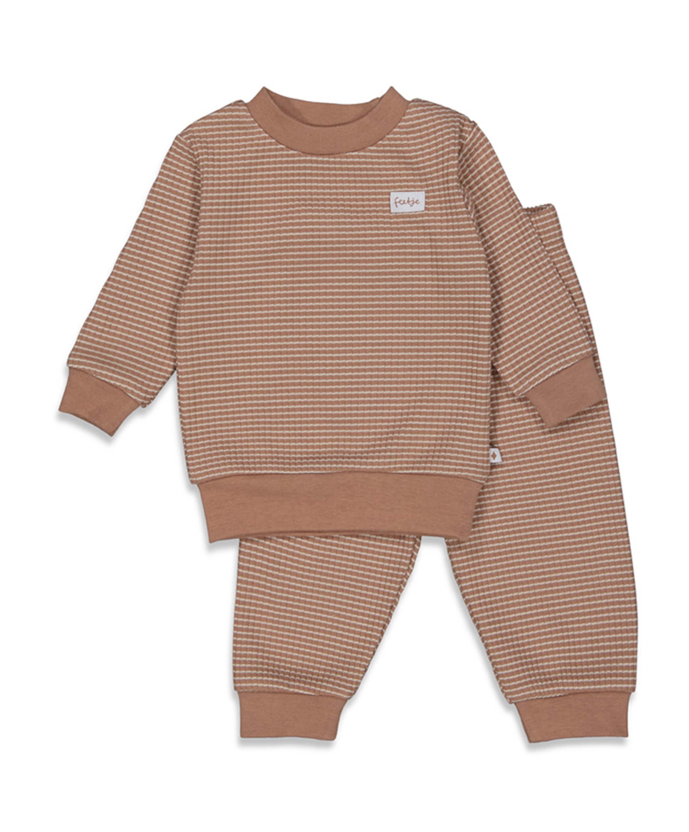Feetje Pyjamaset bruin