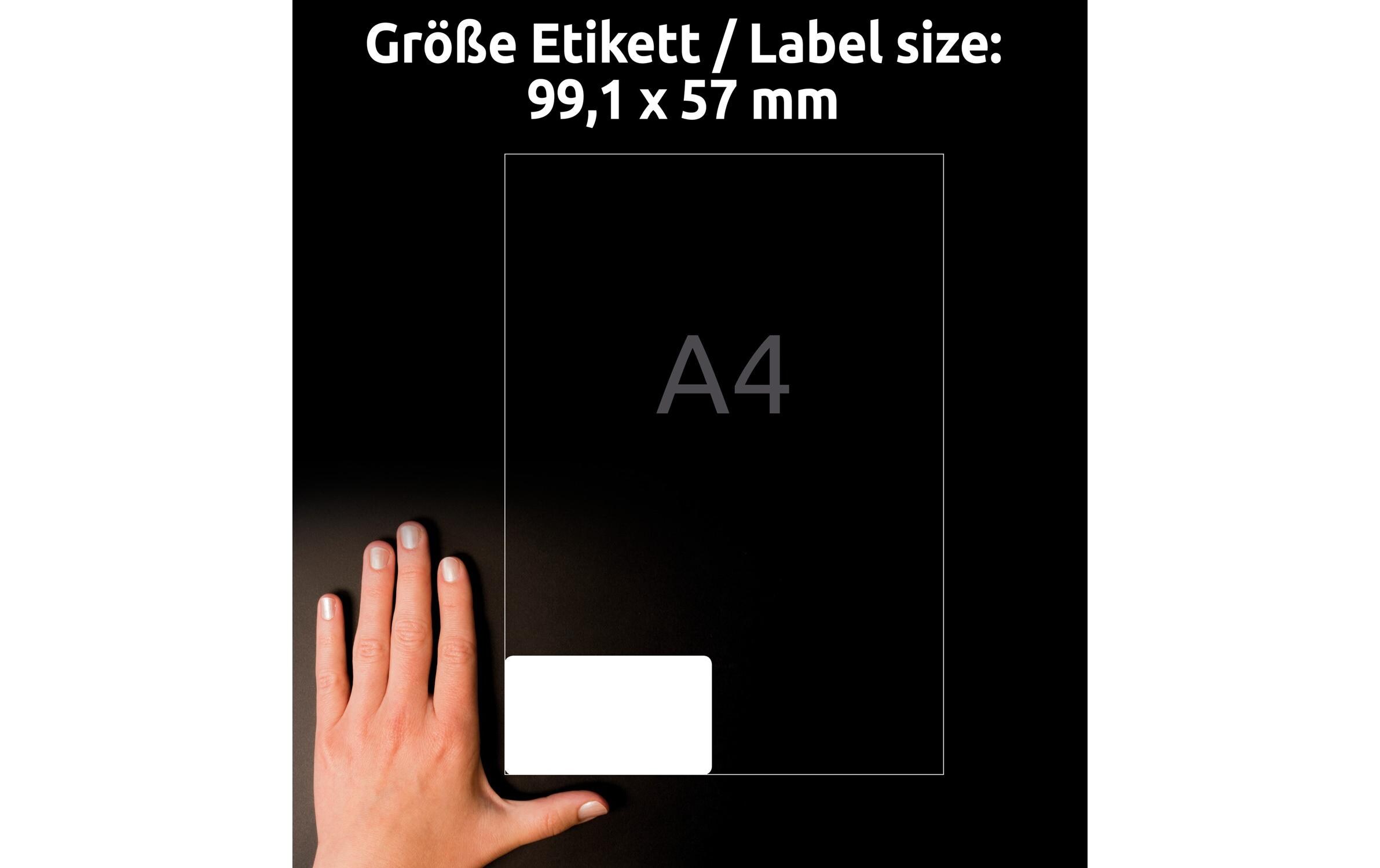 Adressetiketten 99.1 x 57 mm, 100 BlattUmweltfreundliche Adress-Etiketten