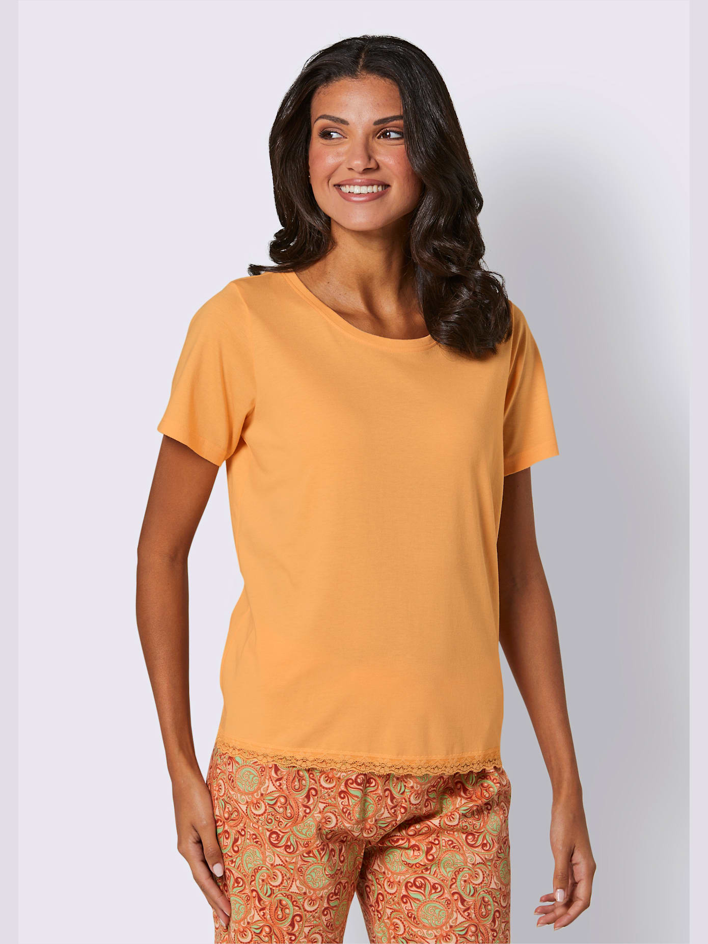 Pyjama-t-shirt jersey fin