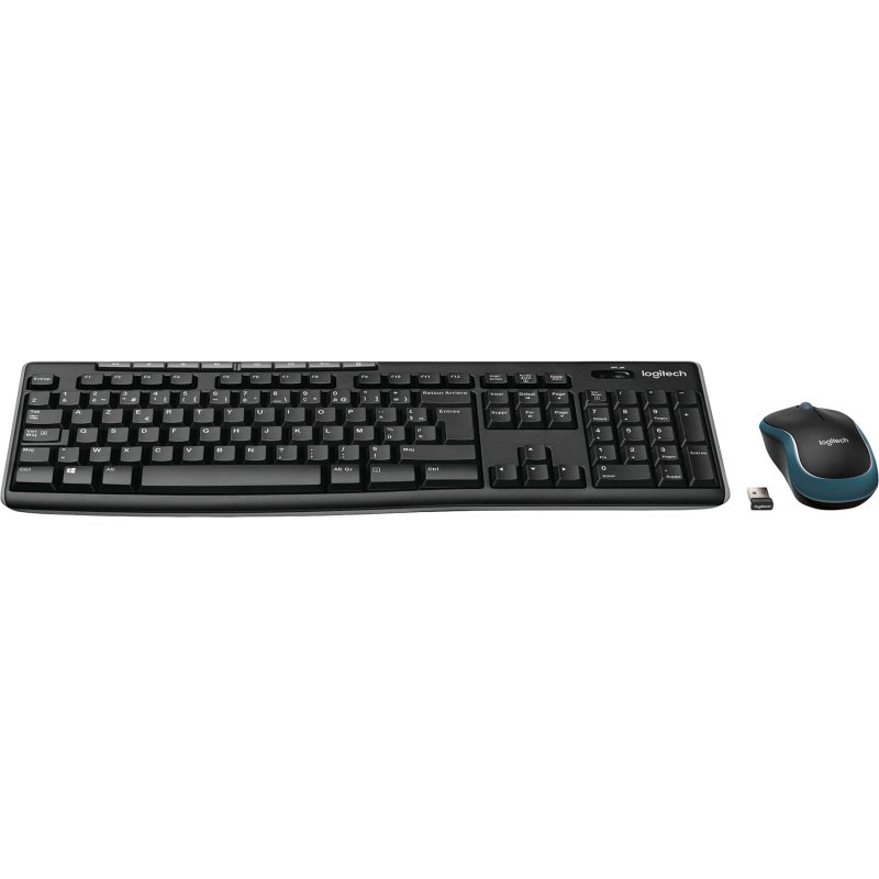 Ensemble clavier souris sans fil MK270 noir AZERTY Logitech