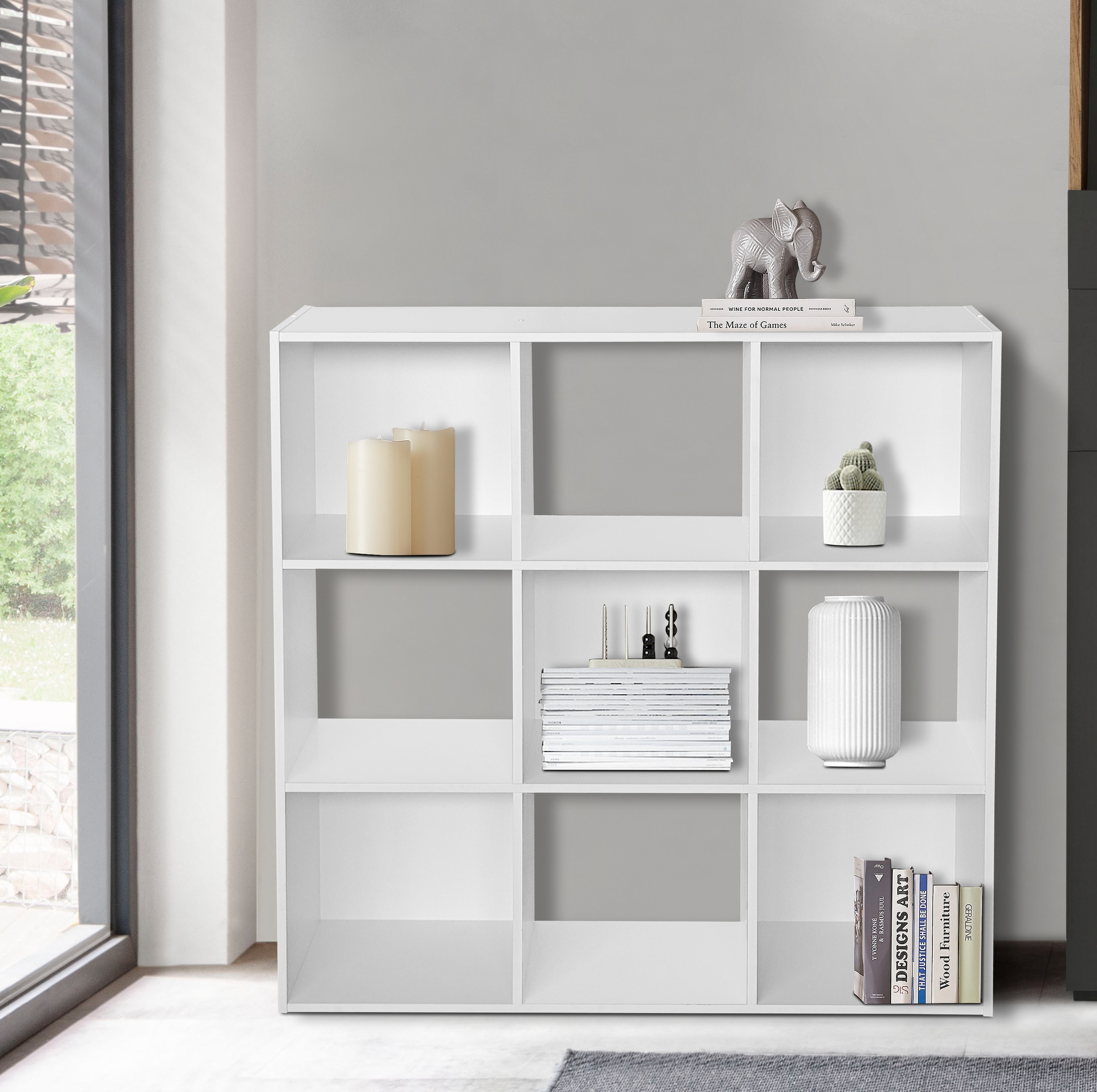 INOSIGN Aktenregal »Nahuel« Bücherregal, Würfelregal im modernen Design, B 91 x H 91 cm