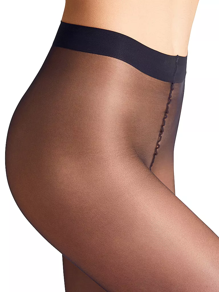 FALKE Strumpfhose SEIDENGLAT 15 DEN marine  blau