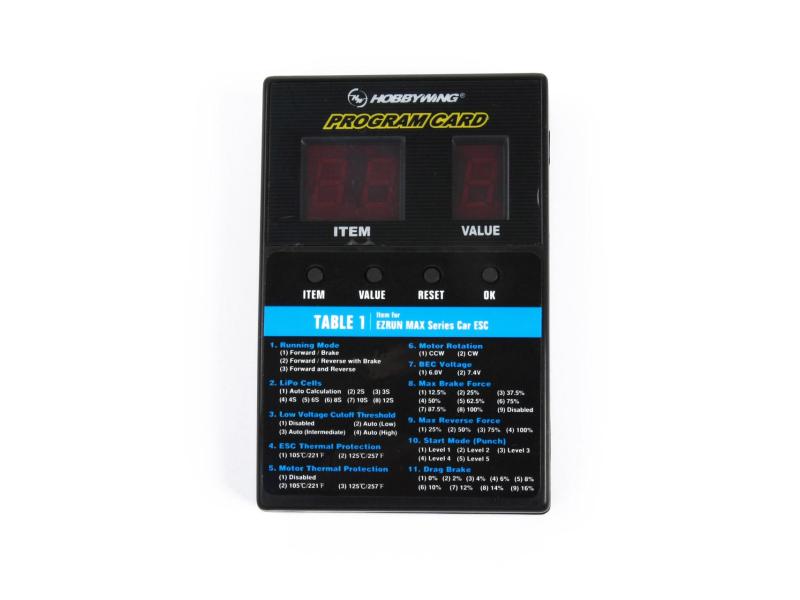 Hobbywing Programmierkarte LED LED Programbox für Hobbywing ESC