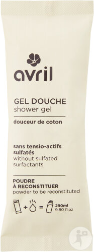 Avril Gel Douche En Poudre À Réconstituer Douceur De Coton 1 Sachet