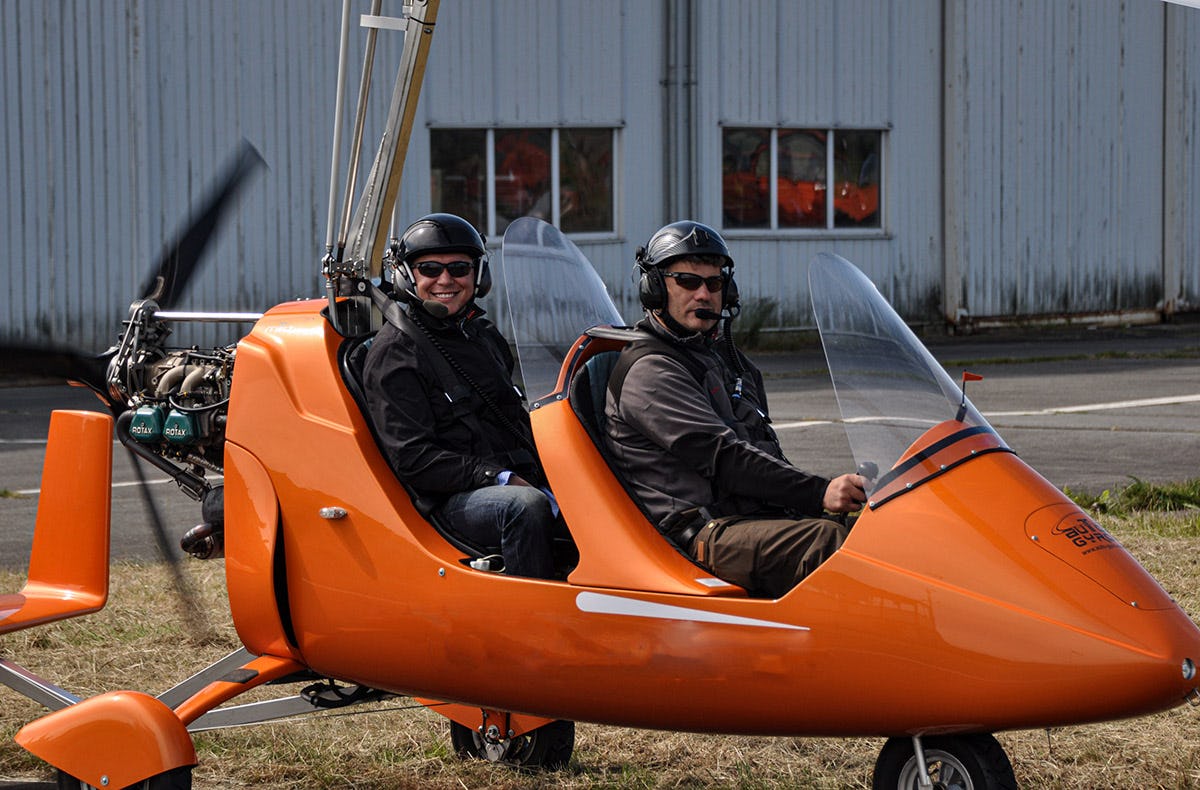Gyrocopter selber fliegen Heist
