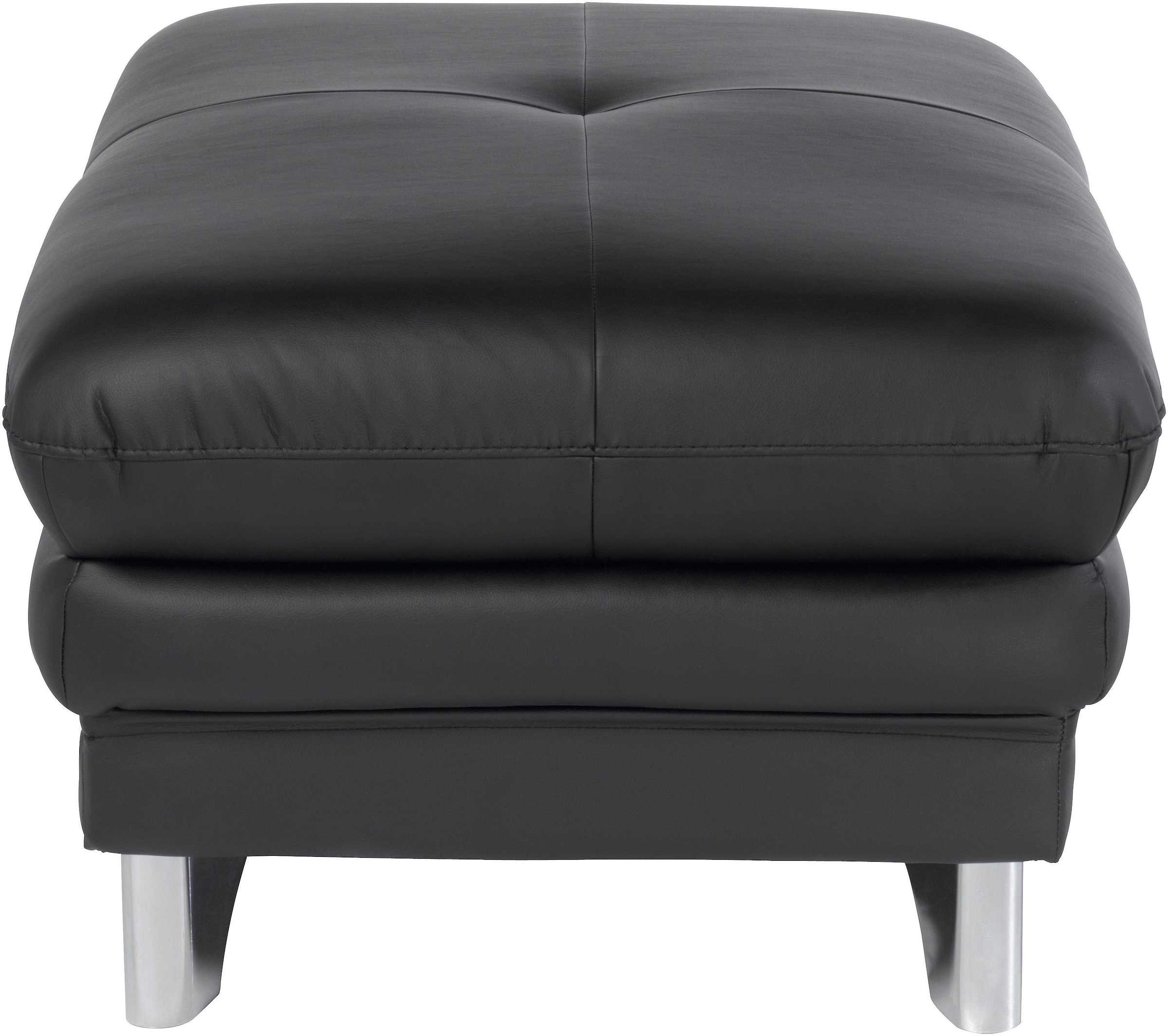 COTTA Polstergarnitur »Enterprise« Set,  Set bestehend aus: 2-Sitzer mit Kopfteilverstellung & Hocker