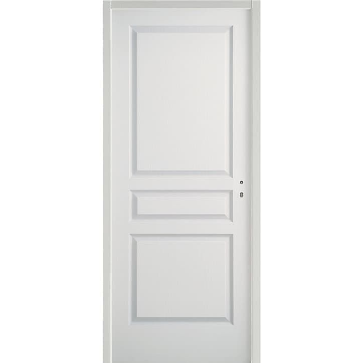Bloc-porte Ordesa blanc H.204 x l.73 cm, poussant gauche